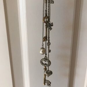 COPY - Betsy Johnson key necklace
